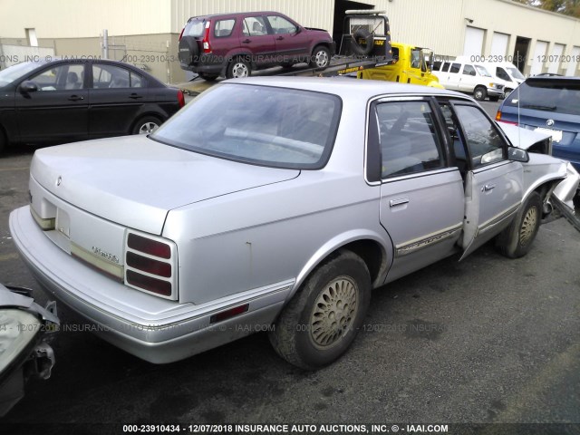 1G3AG55N0P6318967 - 1993 OLDSMOBILE CUTLASS CIERA S BLUE photo 4