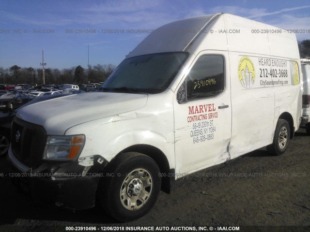 1N6BF0LYXCN114973 - 2012 NISSAN NV 2500 WHITE photo 2