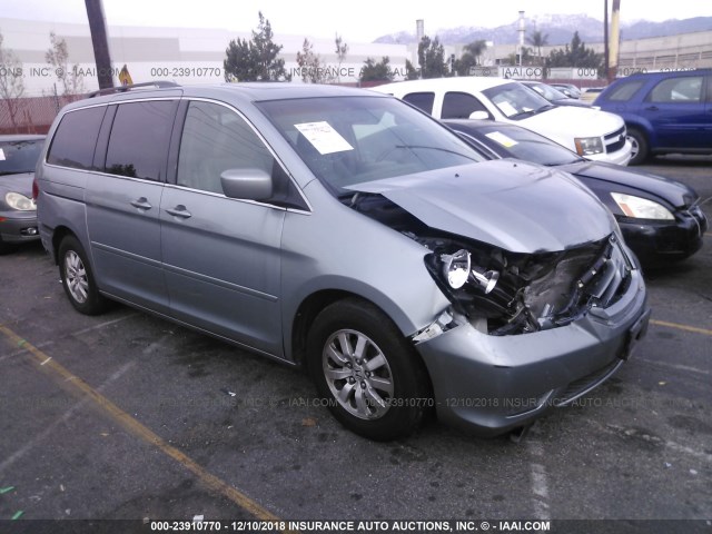 5FNRL38728B019504 - 2008 HONDA ODYSSEY EXL BLUE photo 1