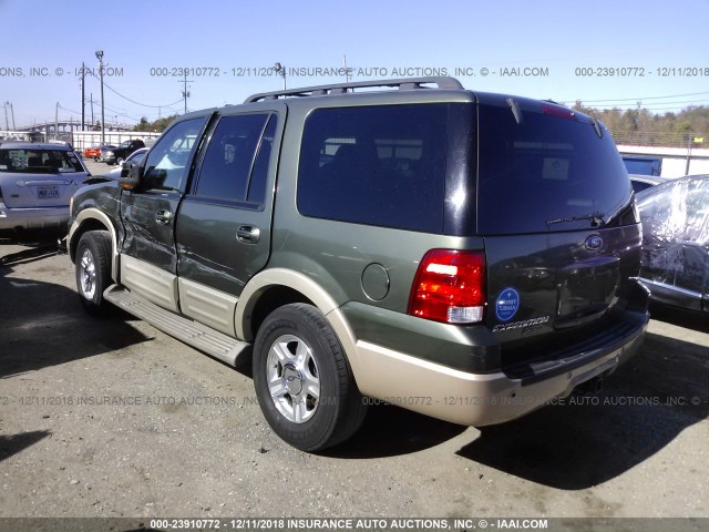 1FMFU17595LB01139 - 2005 FORD EXPEDITION EDDIE BAUER GREEN photo 3