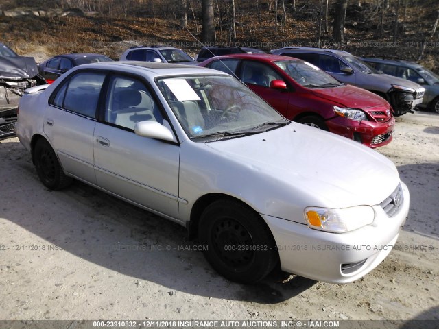 2T1BR12E41C483951 - 2001 TOYOTA COROLLA CE/LE/S SILVER photo 1