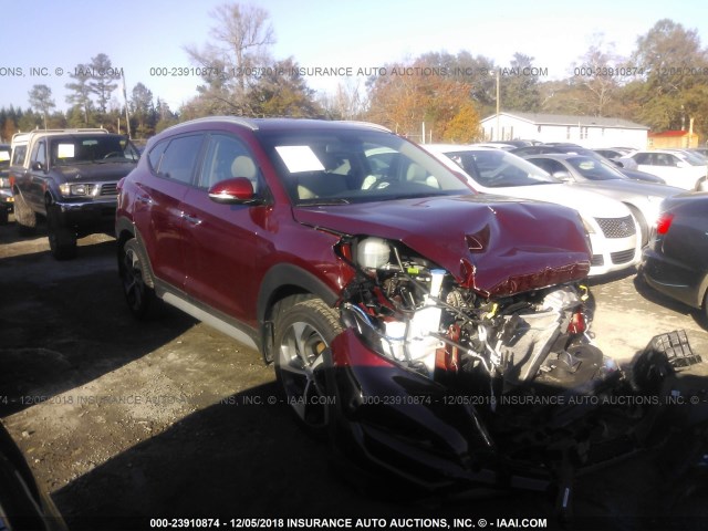 KM8J33A23JU641193 - 2018 HYUNDAI TUCSON VALUE BURGUNDY photo 1