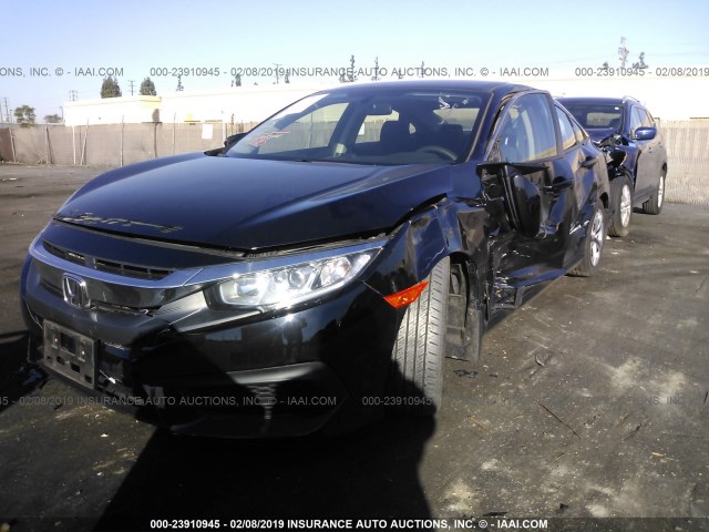 2HGFC2F51HH546881 - 2017 HONDA CIVIC LX BLACK photo 2