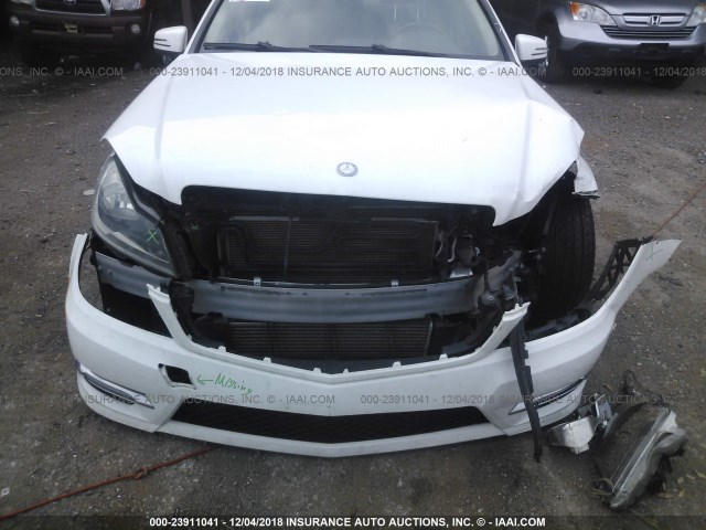 WDDGF4HB7DR261398 - 2013 MERCEDES-BENZ C 250 WHITE photo 6