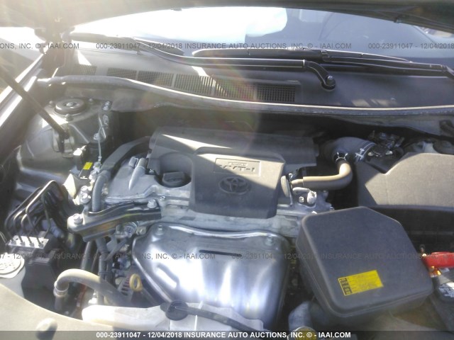 4T1BF1FK6EU784136 - 2014 TOYOTA CAMRY L/SE/LE/XLE 灰色 照片 10