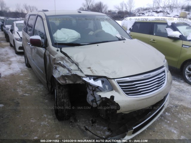2A4RR6DG5BR633944 - 2011 CHRYSLER TOWN & COUNTRY LIMITED TAN photo 1