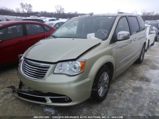 2A4RR6DG5BR633944 - 2011 CHRYSLER TOWN & COUNTRY LIMITED TAN photo 2