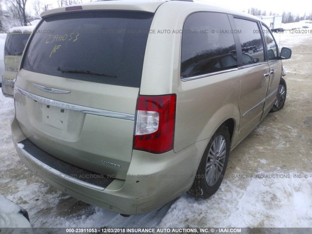 2A4RR6DG5BR633944 - 2011 CHRYSLER TOWN & COUNTRY LIMITED TAN photo 4