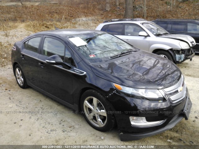 1G1RC6E41CU106105 - 2012 CHEVROLET VOLT BLACK photo 1