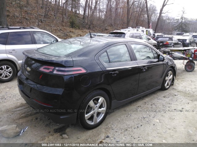 1G1RC6E41CU106105 - 2012 CHEVROLET VOLT BLACK photo 4