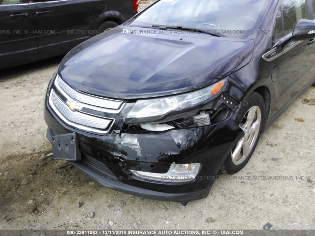 1G1RC6E41CU106105 - 2012 CHEVROLET VOLT BLACK photo 6