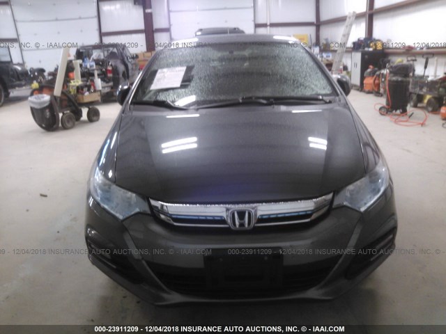 JHMZE2H3XCS004230 - 2012 HONDA INSIGHT GRAY photo 6