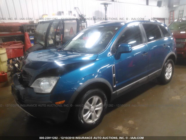 3GSCL33P29S528454 - 2009 SATURN VUE XE BLUE photo 2