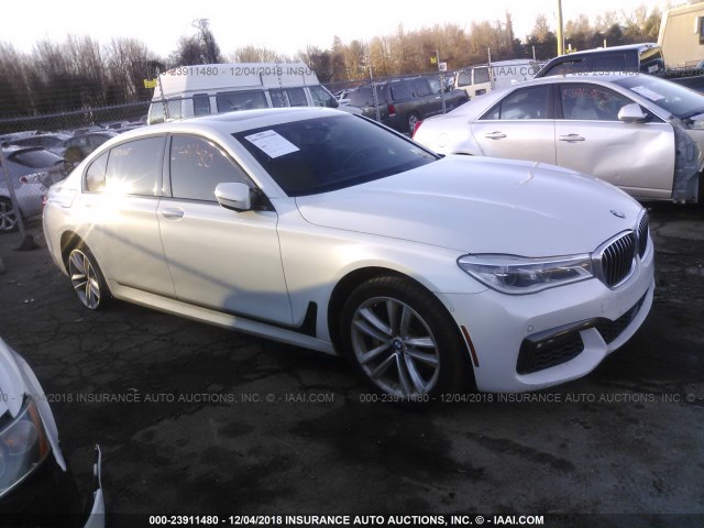 WBA7F2C58GG419180 - 2016 BMW 750 XI WHITE photo 1