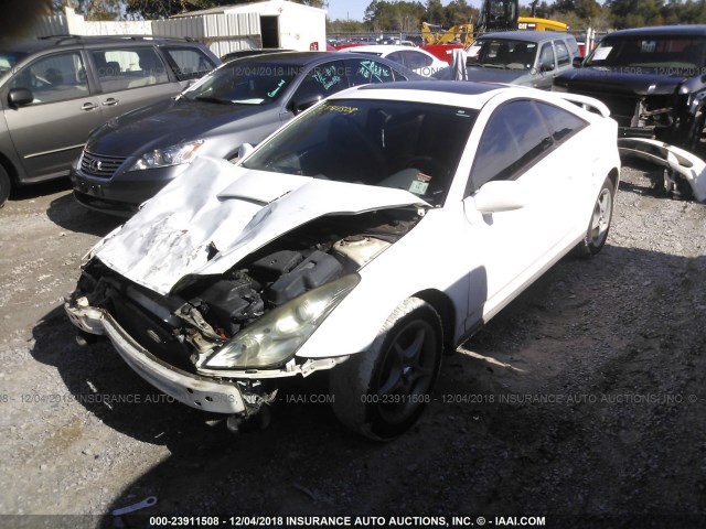 JTDDY32T1Y0013516 - 2000 TOYOTA CELICA GT-S WHITE photo 2