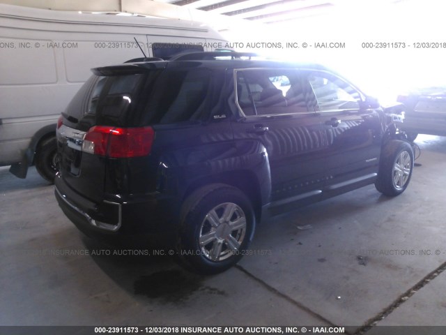 2GKALNEK1G6329833 - 2016 GMC TERRAIN SLE Dark Blue photo 4