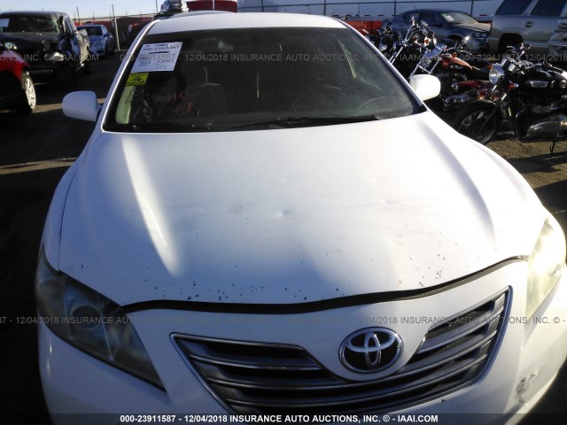 4T1BB46KX7U005014 - 2007 TOYOTA CAMRY NEW GENERAT HYBRID WHITE photo 6