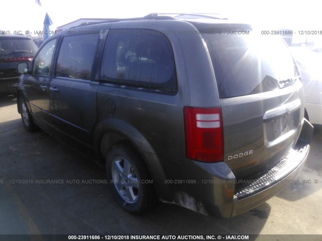 2D4RN3D17AR453264 - 2010 DODGE GRAND CARAVAN HERO GRAY photo 3