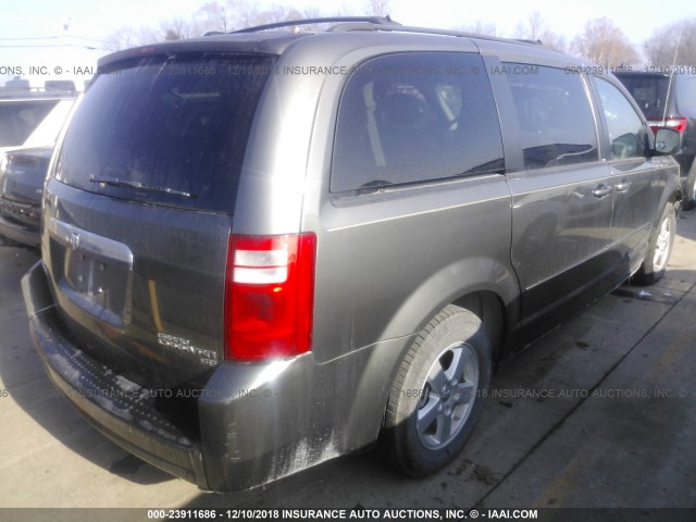 2D4RN3D17AR453264 - 2010 DODGE GRAND CARAVAN HERO GRAY photo 4