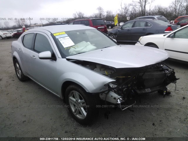 1B3BD1FB5BN526370 - 2011 DODGE AVENGER MAINSTREET SILVER photo 1