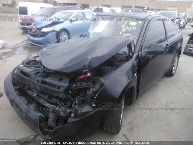 1FAHP33NX8W158271 - 2008 FORD FOCUS SE/SEL/SES BLACK photo 2