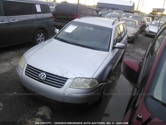 WVWND63B23E463257 - 2003 VOLKSWAGEN PASSAT GL SILVER photo 2