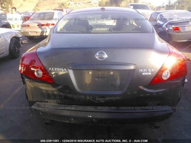 1N4BL24E59C104258 - 2009 NISSAN ALTIMA 3.5SE GRAY photo 6