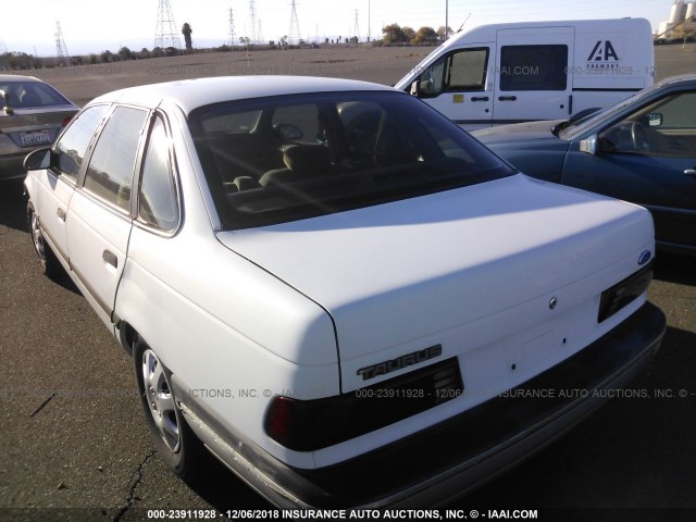 1FACP50U6LG205753 - 1990 FORD TAURUS L WHITE photo 3