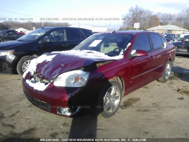1G1ZU57N87F195789 - 2007 CHEVROLET MALIBU LTZ ბურგუნდია ფოტო 2