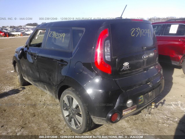 KNDJX3A59F7214920 - 2015 KIA SOUL ! BLACK photo 3