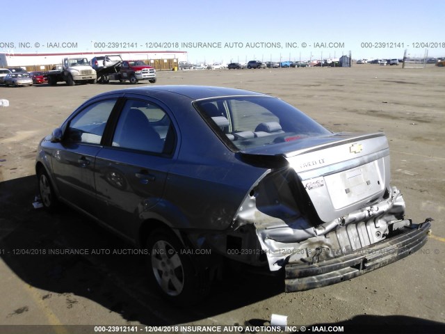 KL1TD5DE3AB128315 - 2010 CHEVROLET AVEO LS/LT GRAY photo 3