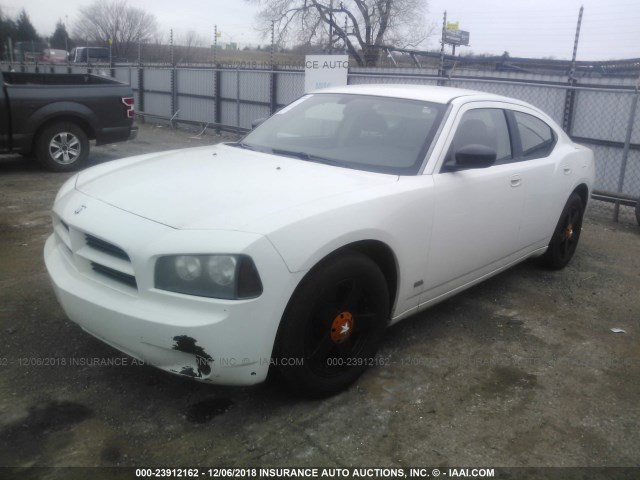 2B3KA43G27H603884 - 2007 DODGE CHARGER SE/SXT WHITE photo 2