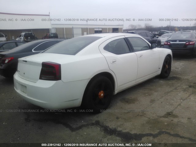 2B3KA43G27H603884 - 2007 DODGE CHARGER SE/SXT WHITE photo 4