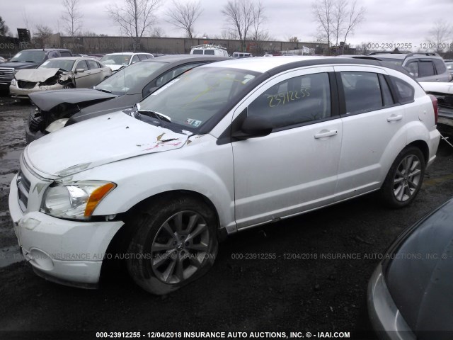 1B3CB5HA6BD108444 - 2011 DODGE CALIBER HEAT WHITE photo 2