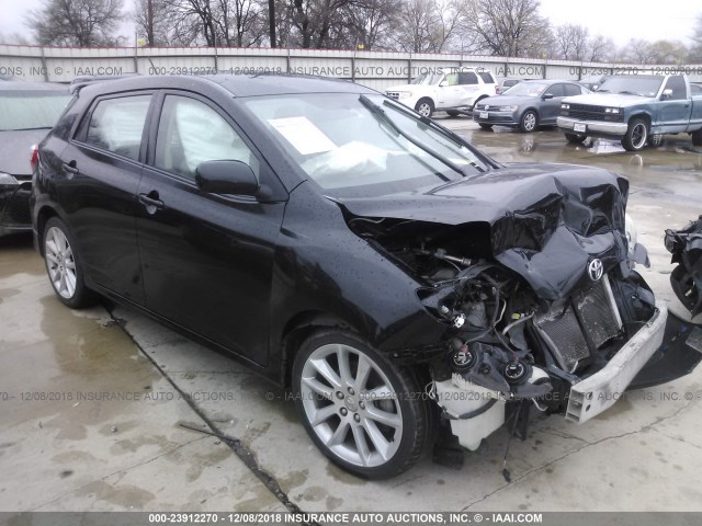2T1ME4EE3AC005800 - 2010 TOYOTA COROLLA MATRIX XRS BLACK photo 1