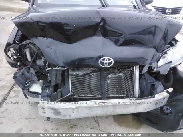2T1ME4EE3AC005800 - 2010 TOYOTA COROLLA MATRIX XRS BLACK photo 6