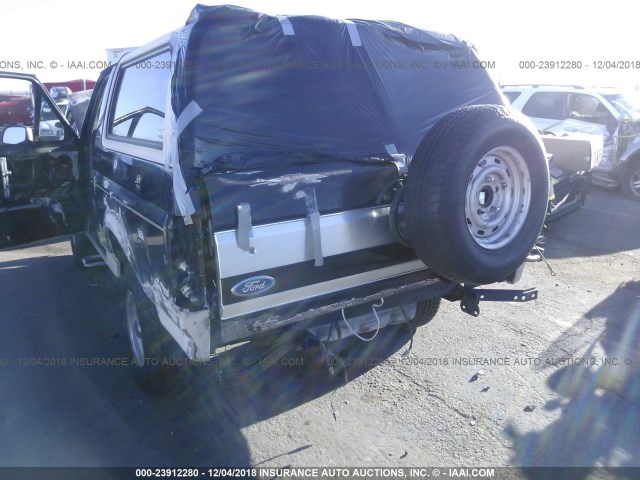 1FMEU15H5NLA36895 - 1992 FORD BRONCO U100 BLACK photo 6