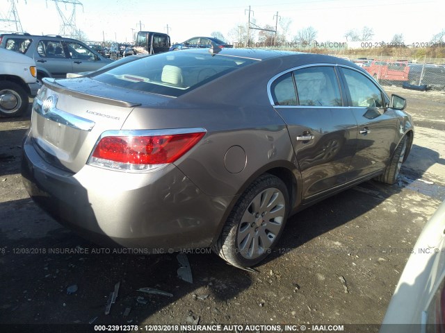 1G4GB5ER4CF315975 - 2012 BUICK LACROSSE CONVENIENCE GRAY photo 4