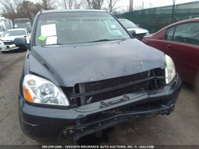 5FNYF18555B066477 - 2005 HONDA PILOT EXL GRAY photo 6