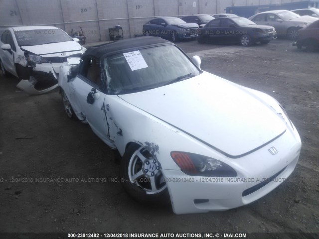 JHMAP11473T000926 - 2003 HONDA S2000 WHITE photo 1