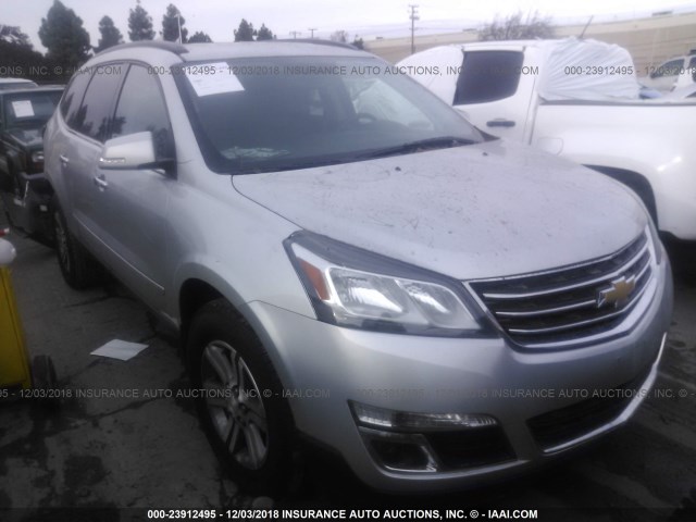 1GNKRHKD2GJ291805 - 2016 CHEVROLET TRAVERSE LT SILVER photo 1