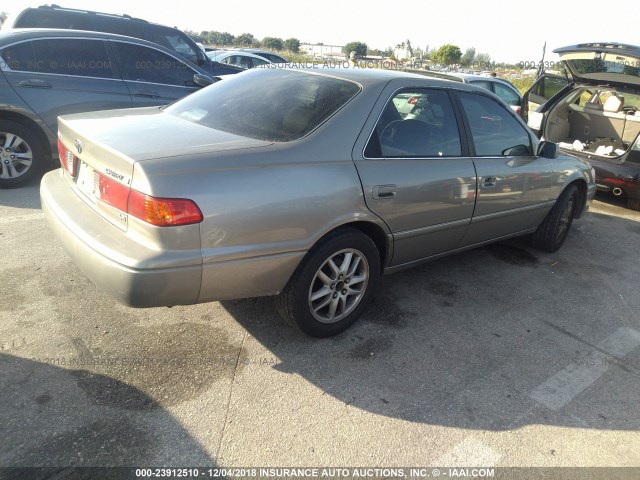 4T1BF28K31U124472 - 2001 TOYOTA CAMRY LE/XLE GRAY photo 4