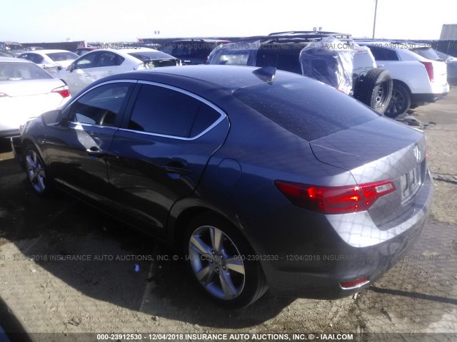 19VDE1F30FE000020 - 2015 ACURA ILX 20 GRAY photo 3