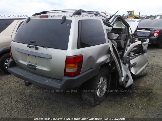 1J4GW48S54C276618 - 2004 JEEP GRAND CHEROKEE LAREDO/COLUMBIA/FREEDOM 灰色 照片 4
