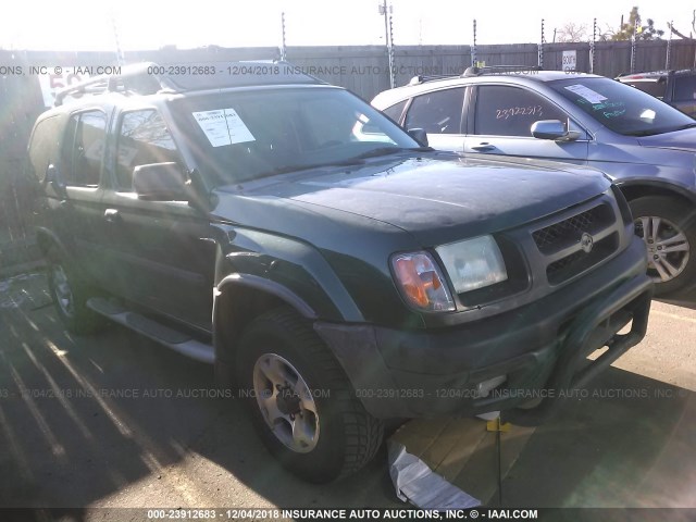 5N1ED28Y11C557222 - 2001 NISSAN XTERRA XE/SE GREEN photo 1