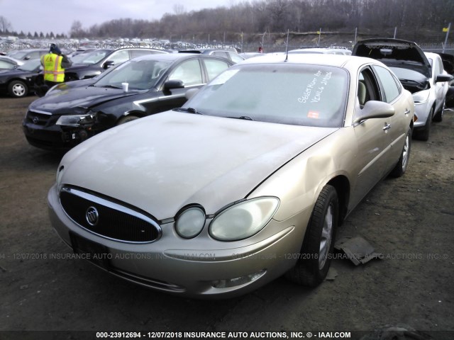 2G4WC532351219036 - 2005 BUICK LACROSSE CX GOLD photo 2