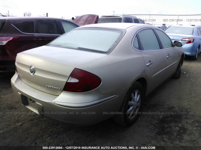 2G4WC532351219036 - 2005 BUICK LACROSSE CX GOLD photo 4