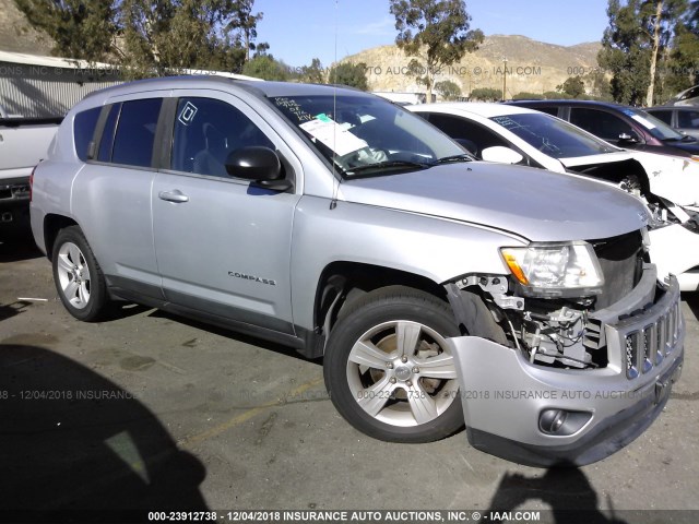 1J4NF1FB3BD148474 - 2011 JEEP COMPASS SPORT SILVER photo 1