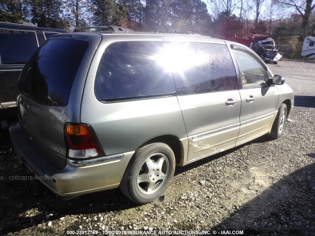 2FMDA5345YBC96987 - 2000 FORD WINDSTAR SEL GREEN photo 4