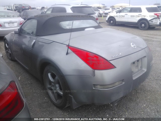 JN1BZ36A37M652911 - 2007 NISSAN 350Z ROADSTER GRAY photo 3